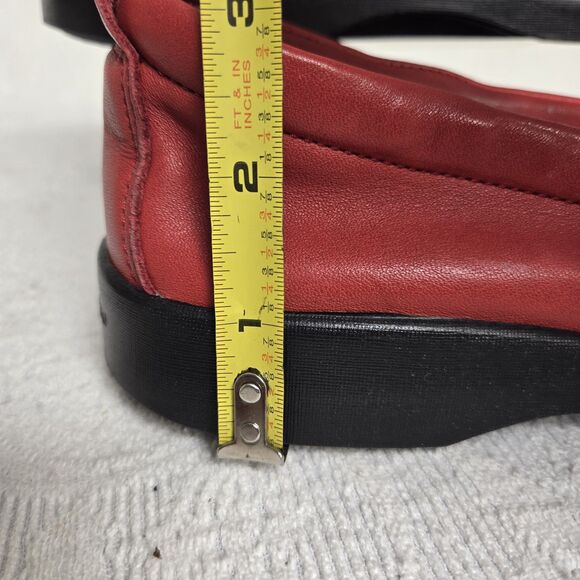 Arcopedico Red Leather Mary Janes 37 Sustainable Arch Support Comfort Cottage - Picture 7 of 8